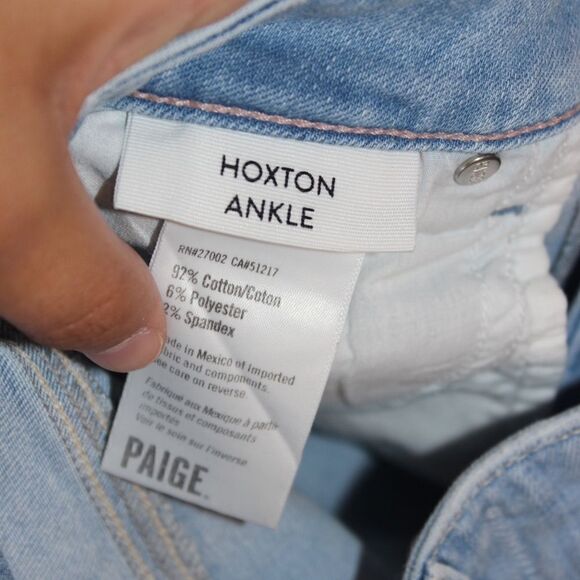 PAIGE Hoxton Ankle Jeans Women Size 27 - Picture 10 of 13